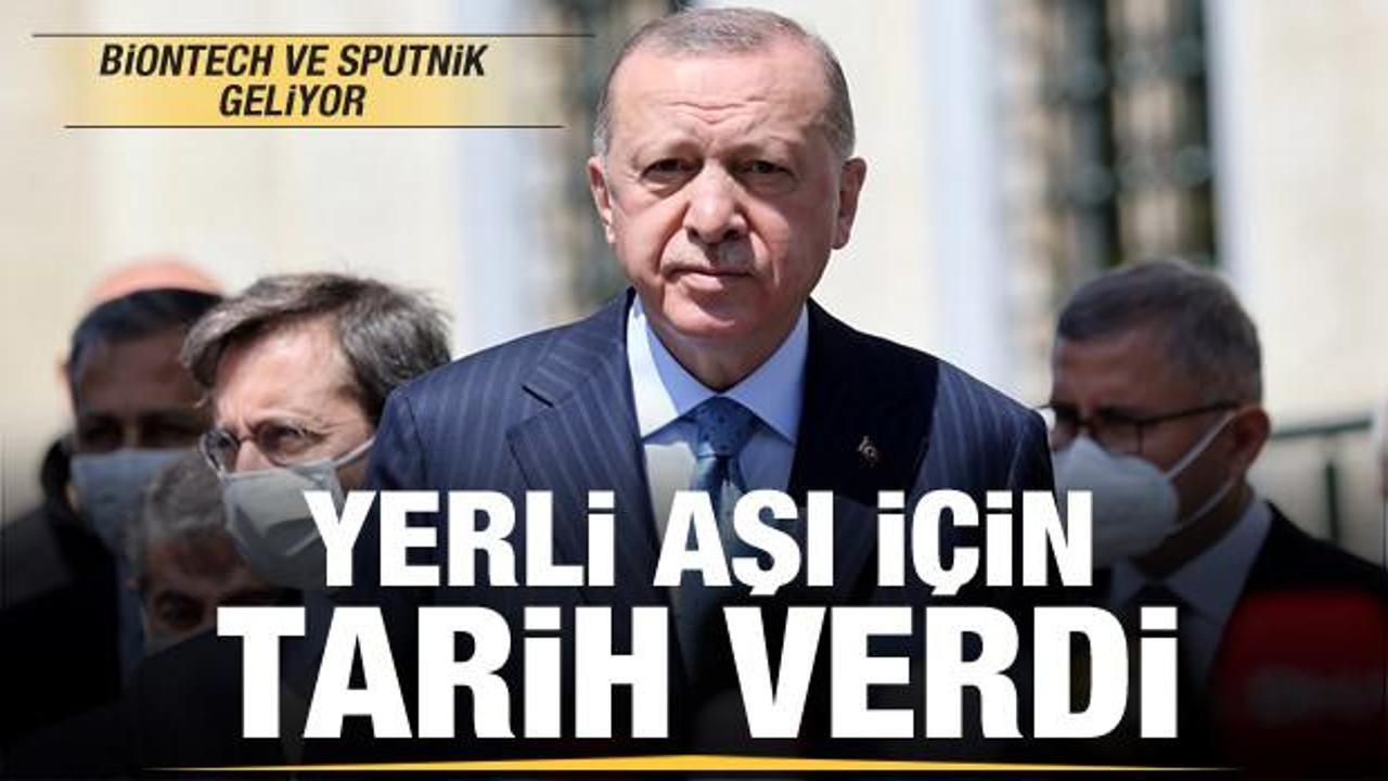 Son dakika: Erdoğan yerli aşı için tarihi duyurdu! Biontech ve Sputnik geliyor