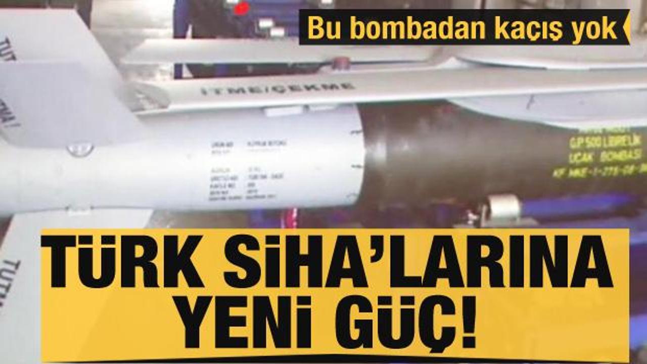 T&uuml;rk SİHA'larına yeni g&uuml;&ccedil;! Bu bombadan ka&ccedil;ış yok: KGK-82