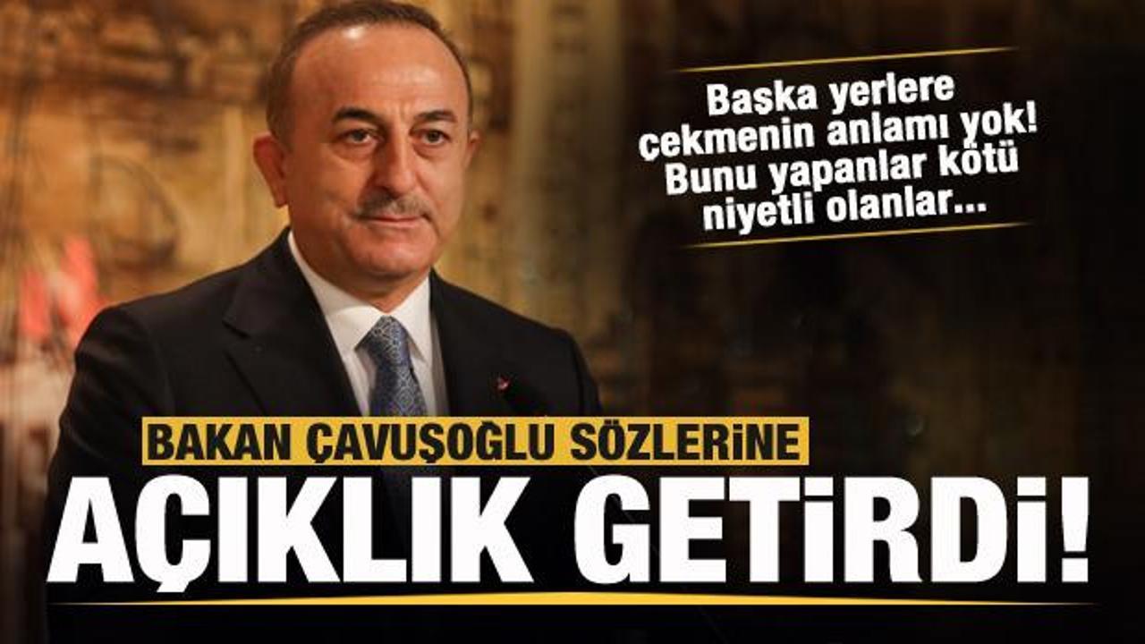 Bakan Çavuşoğlu'ndan aşı açıklaması: Bunu başka yerlere çekmenin anlamı yok!