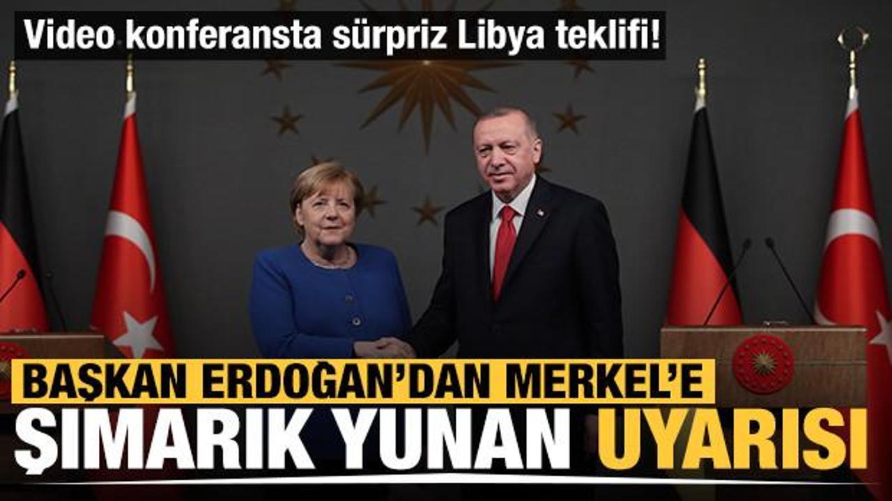 Başkan Erdoğan'dan Merkel'le önemli görüşme