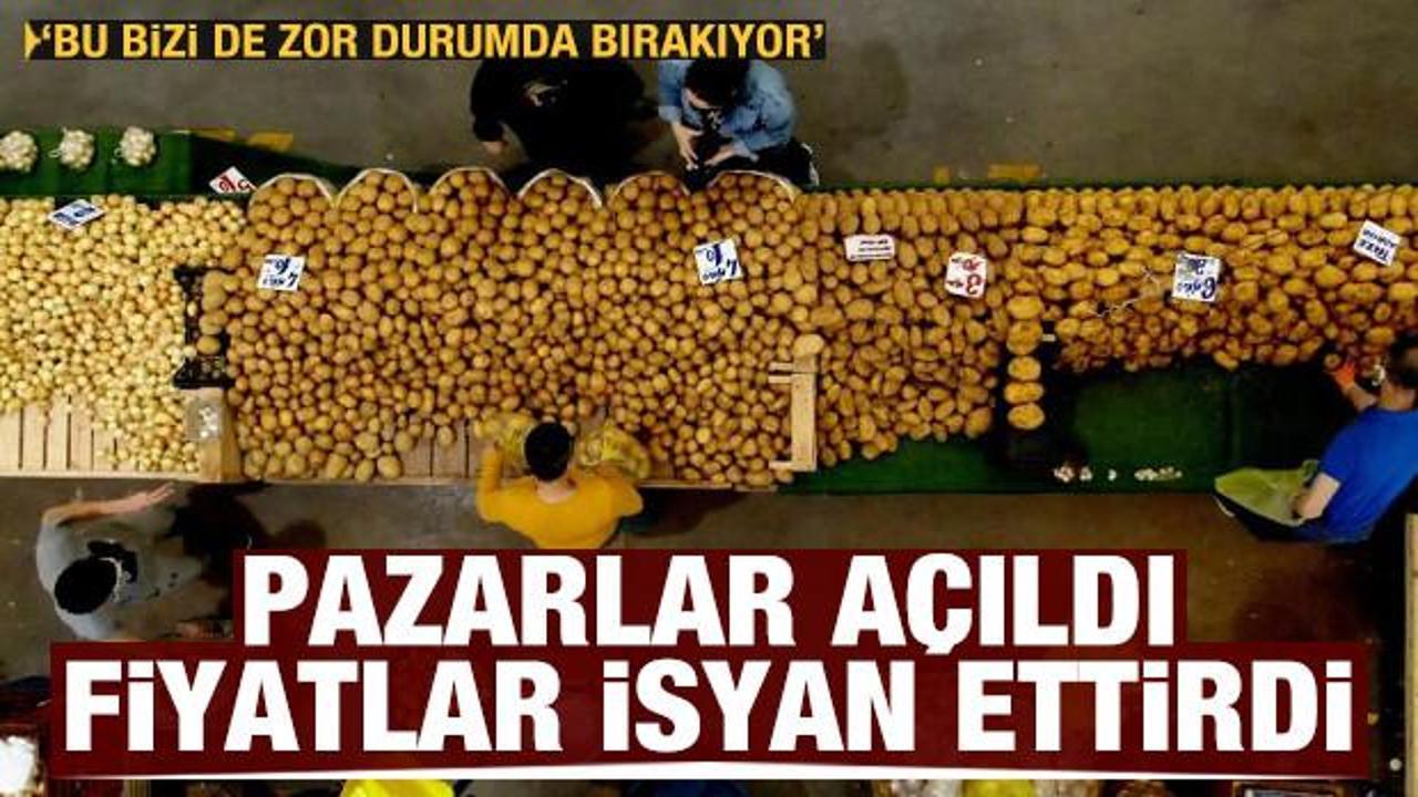 Pazarlar a&ccedil;ıldı fiyat oyunu deşifre oldu! Etiketleri g&ouml;ren isyan etti