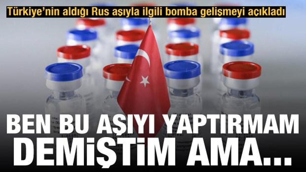 Osman Müftüoğlu'ndan Sputnik V rehberi: Ben bu aşıyı yaptırmam demiştim ama...