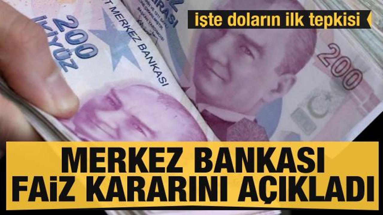 Son dakika haberi: Merkez Bankası faiz kararını a&ccedil;ıkadı