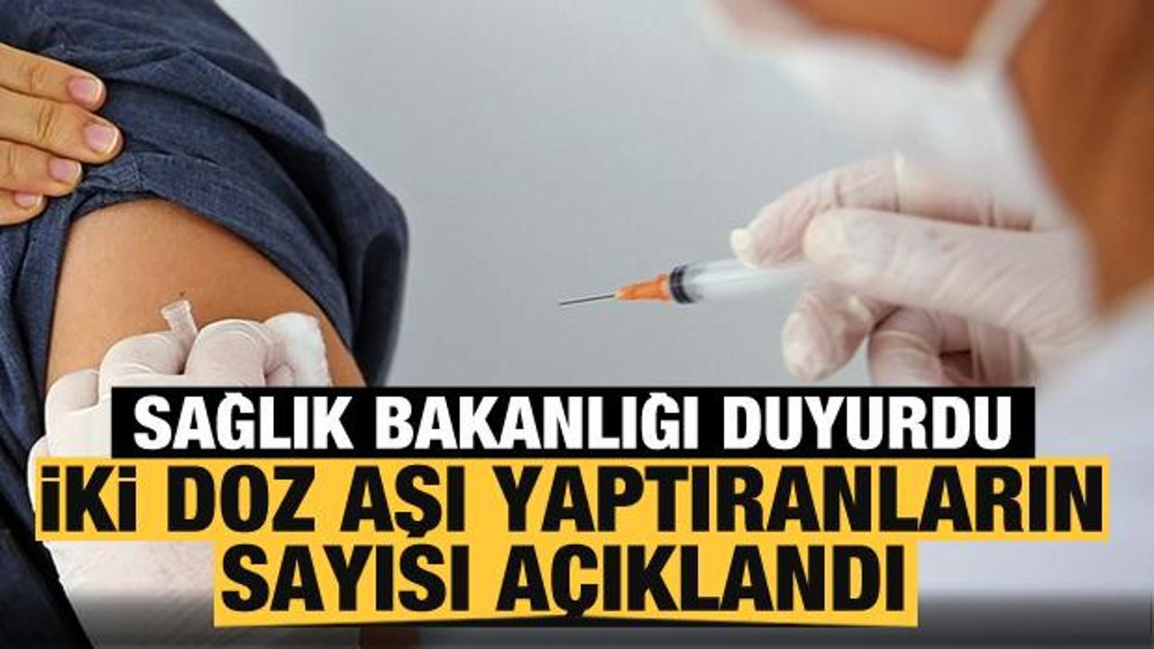Türkiye'de iki doz aşı yaptıranların sayısı açıklandı: Türkiye Dünyada 7 sırada 