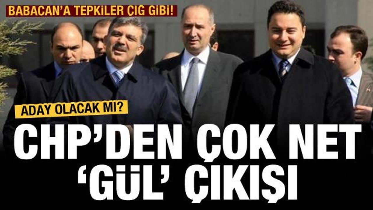 CHP: Gül'ün yeniden adaylığı imkansız!