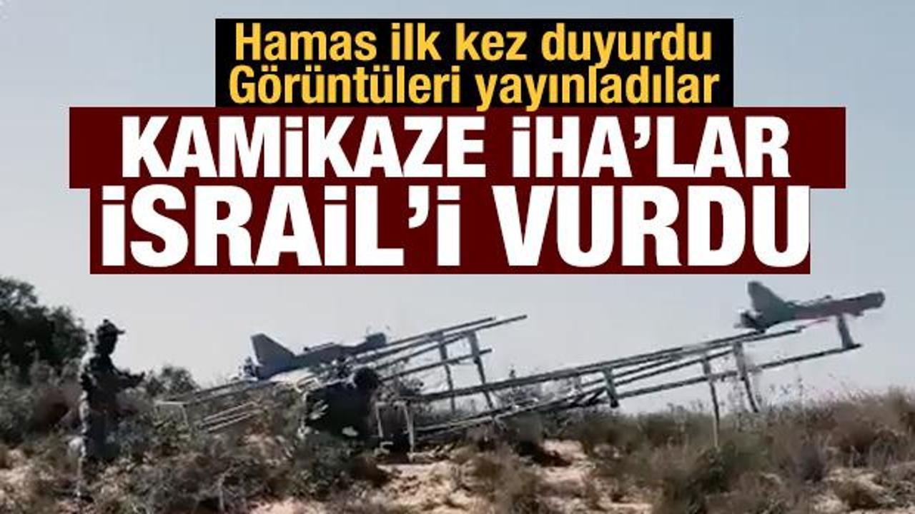Hamas İHA'lar ve roketlerle Tel Aviv'i vurdu!
