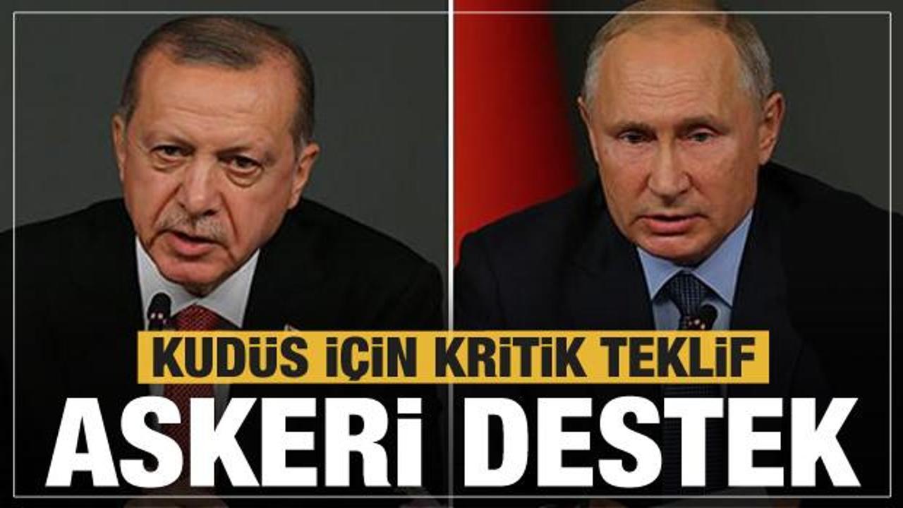 Son dakika: Kudüs için asker teklifi! Erdoğan ve Putin'den görüşme