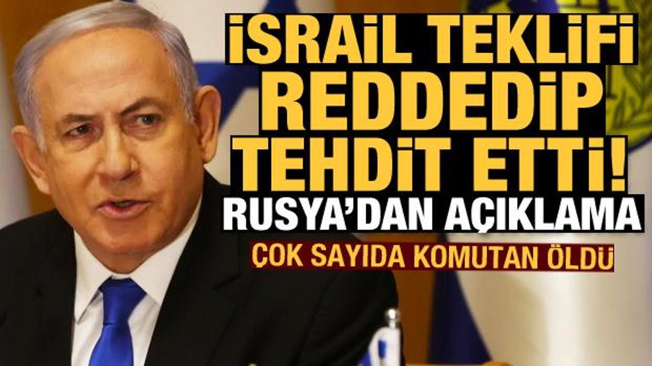 İsrail ateşkes teklifini reddedip tehdit etti! Şehit sayısı yükseldi, Rusya'dan açıklama
