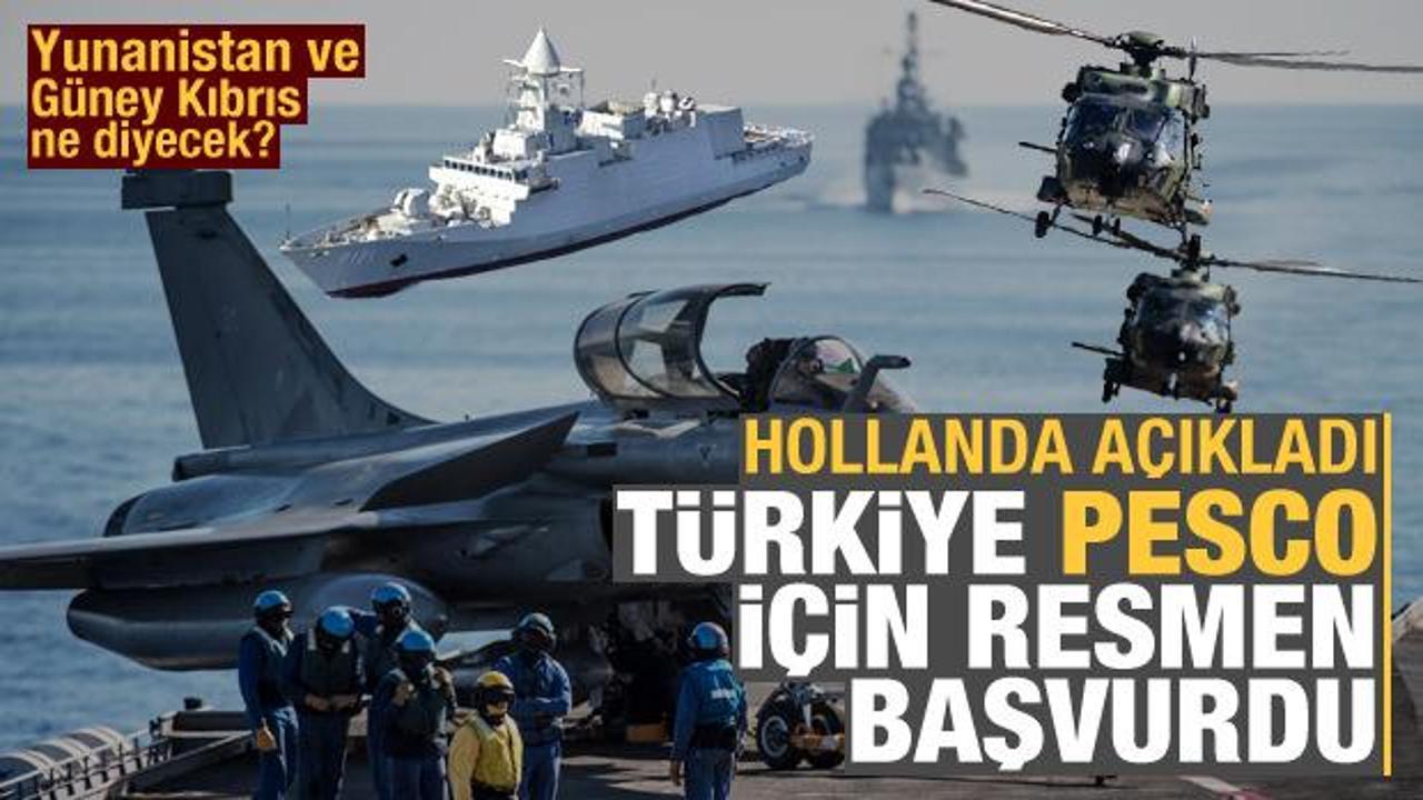 Hollanda açıkladı: Türkiye PESCO için resmen başvurdu
