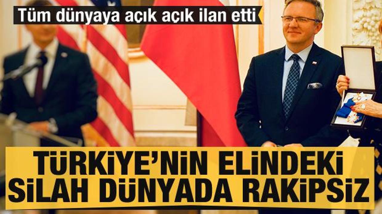 A&ccedil;ık a&ccedil;ık d&uuml;nyaya ilan etti: T&uuml;rkiye'nin silahı d&uuml;nyada rakipsiz