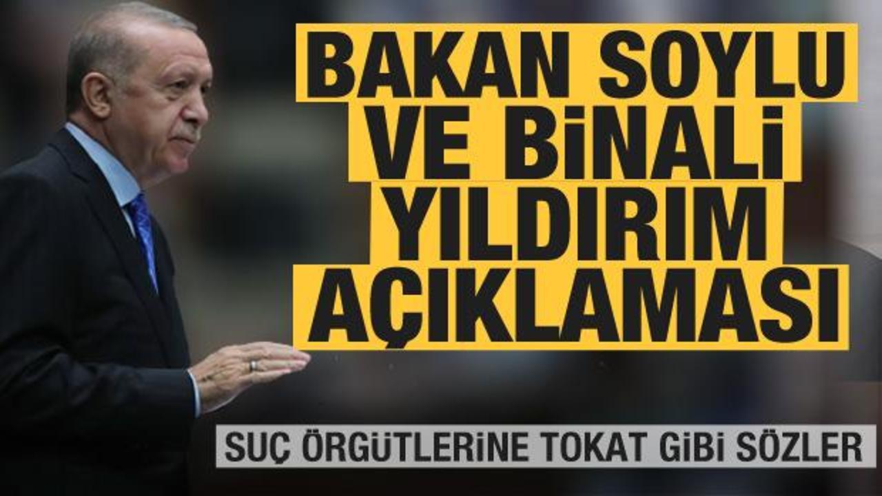 Erdoğan'dan son dakika Süleyman Soylu açıklaması! Suç örgütlerine resti çekti....