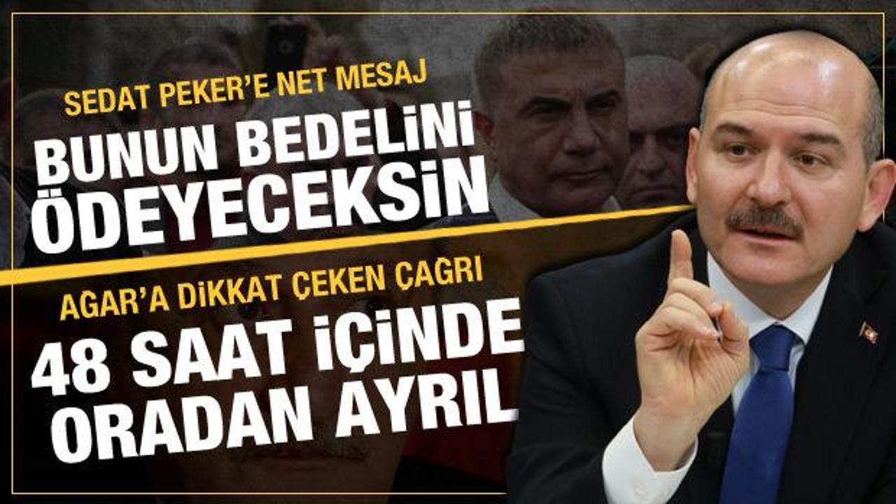 Son dakika haberi: Bakan Soylu'dan Sedat Peker hakkında önemli açıklamalar