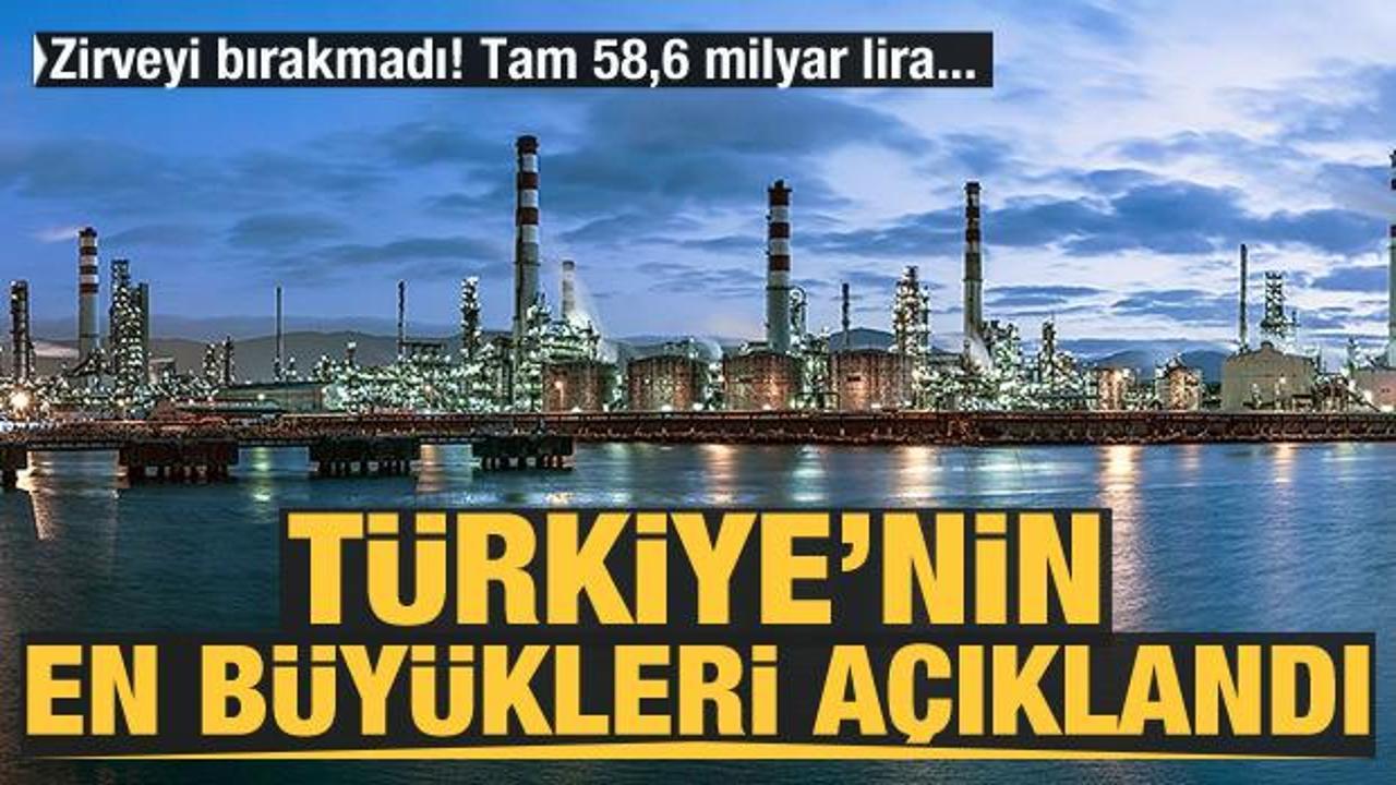 Türkiye'nin en büyük sanayi kuruluşları açıklandı