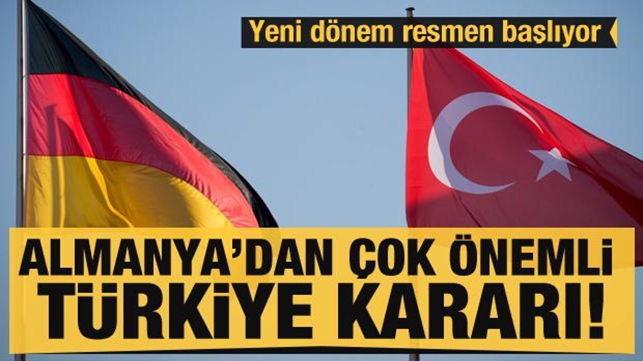 Almanya'dan son dakika Türkiye kararı! 'Bu Türk hükümetinin aldığı çok doğru kararın bir sonucu'