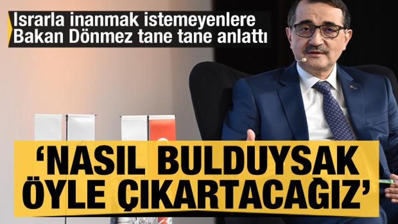 Bakan D&ouml;nmez tane tane anlattı: Nasıl bulduysak &ouml;yle &ccedil;ıkartacağız