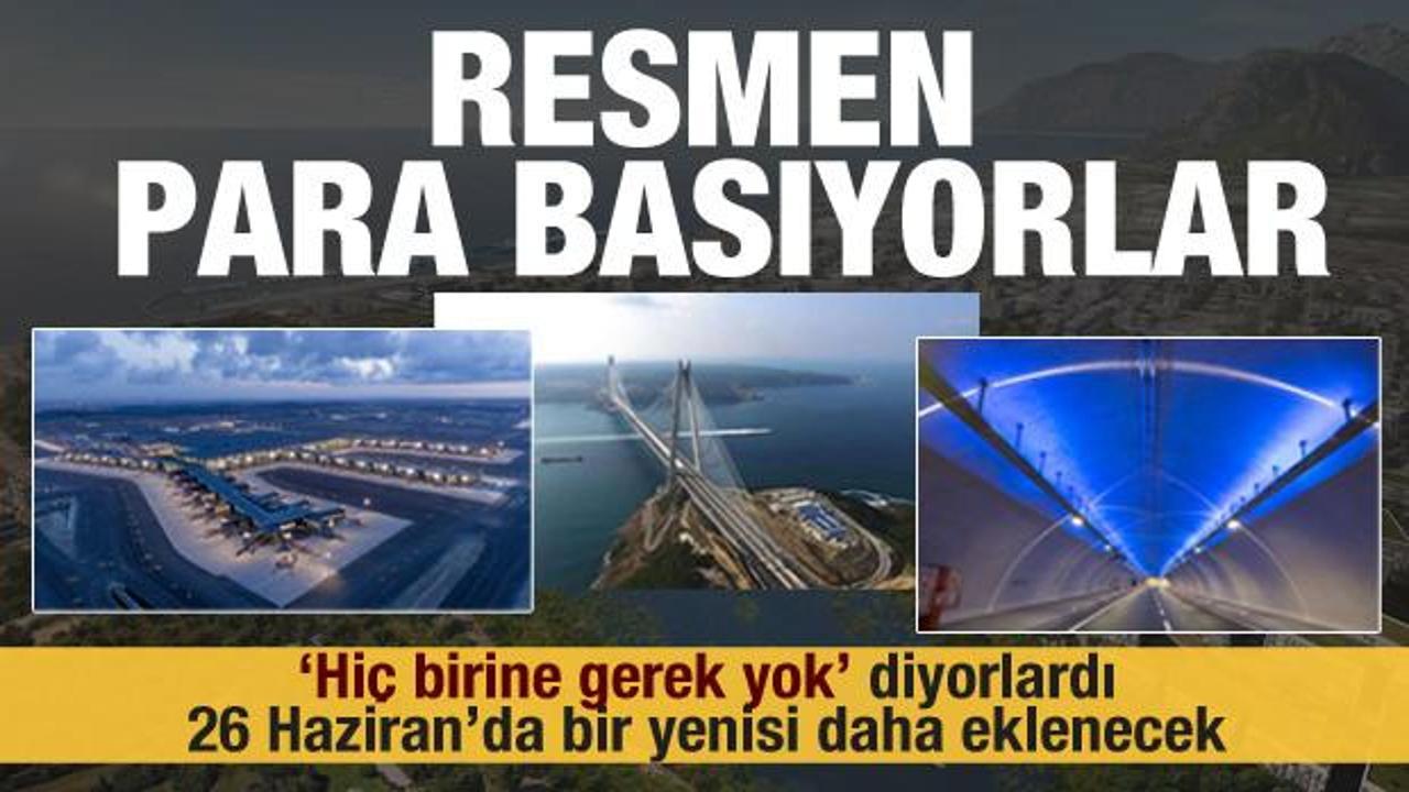 Resmen para basıyorlar! "Hiç birine gerek yok" demişlerdi! Kanal İstanbul gerçekleri...