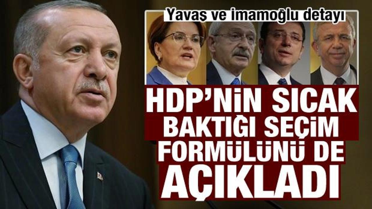 Abdulkadir Selvi, HDP'nin sıcak baktığı seçim formülünü açıkladı