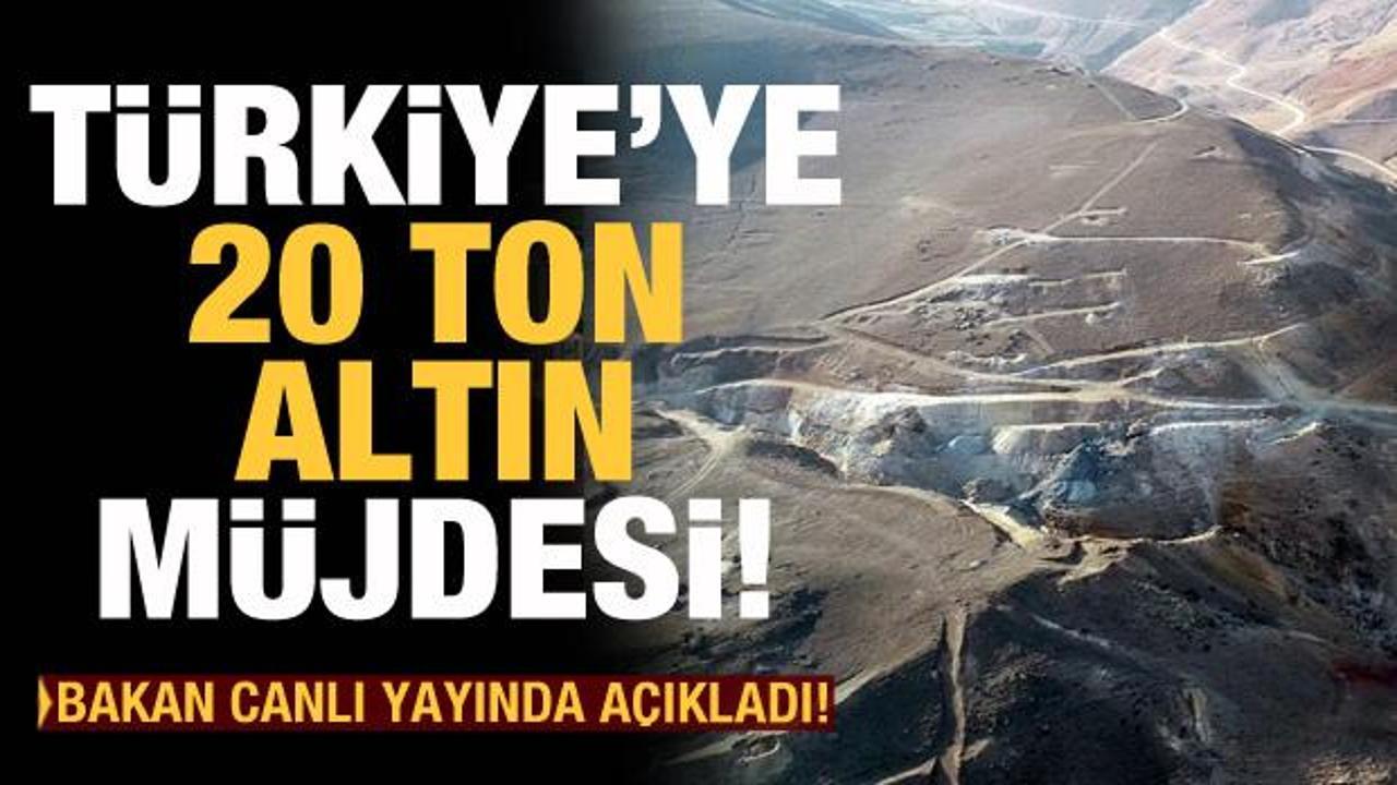 Türkiye'ye 20 ton altın müjdesi! Bakan Varank açıkladı