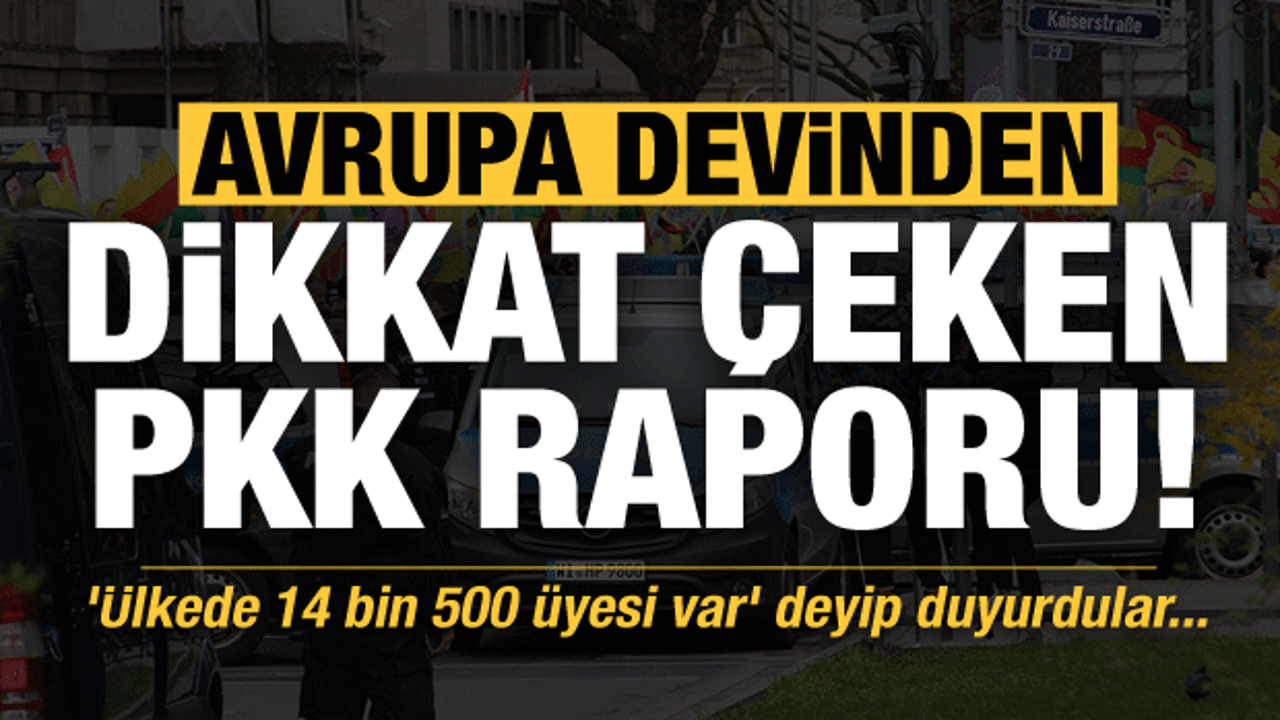 Avrupa devinden dikkat çeken PKK kararı! 'Ülkede 14 bin 500 üyesi var' deyip duyurdular...
