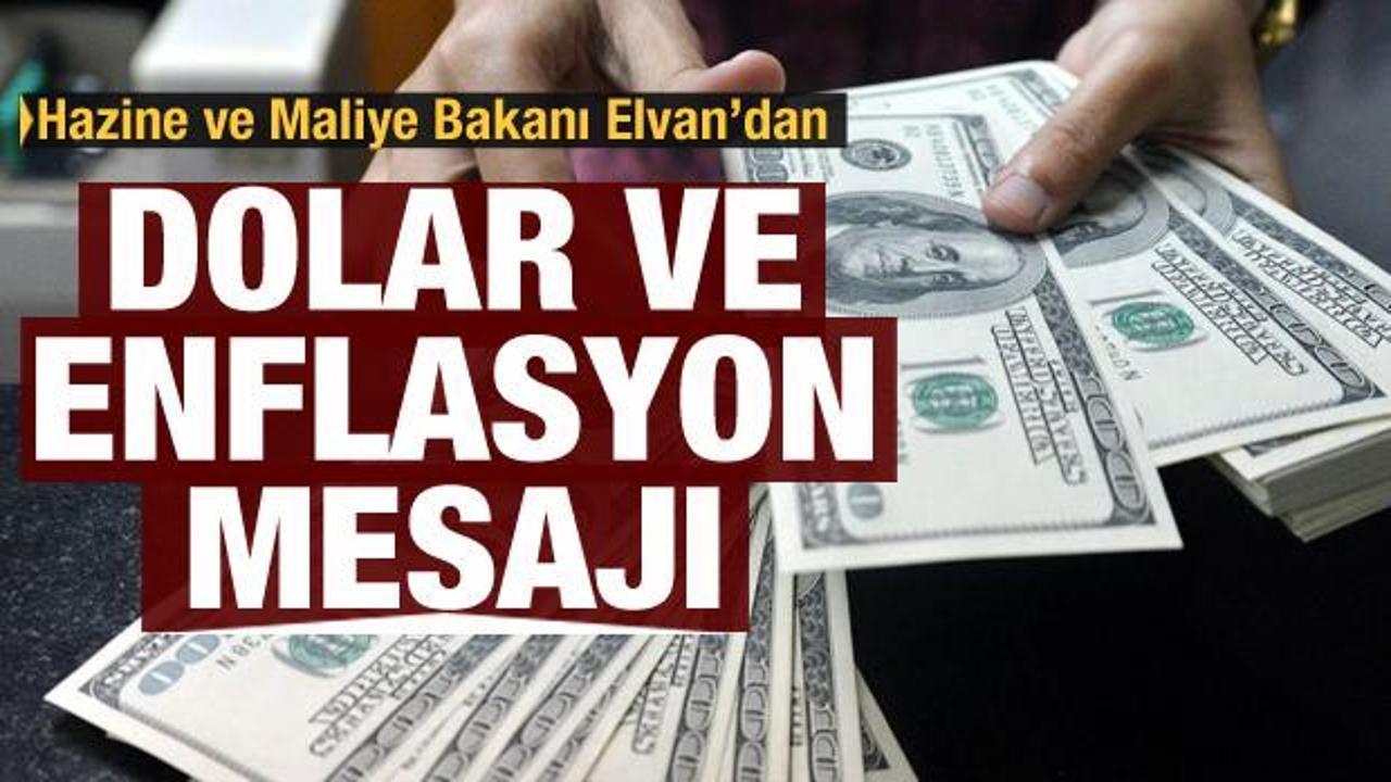 Bakan Elvan'dan son dakika enflasyon açıklaması