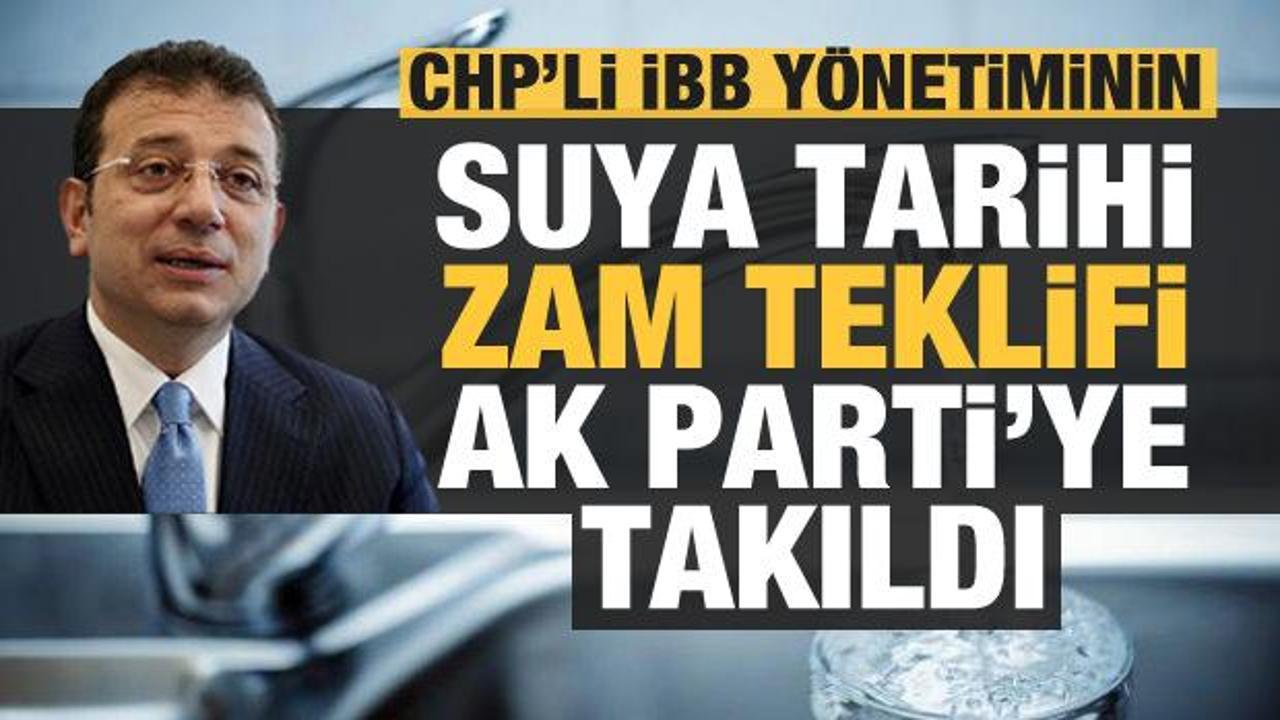 İstanbul'da İSKİ'nin zam teklifi AK Partili üyeler tarafından reddedildi
