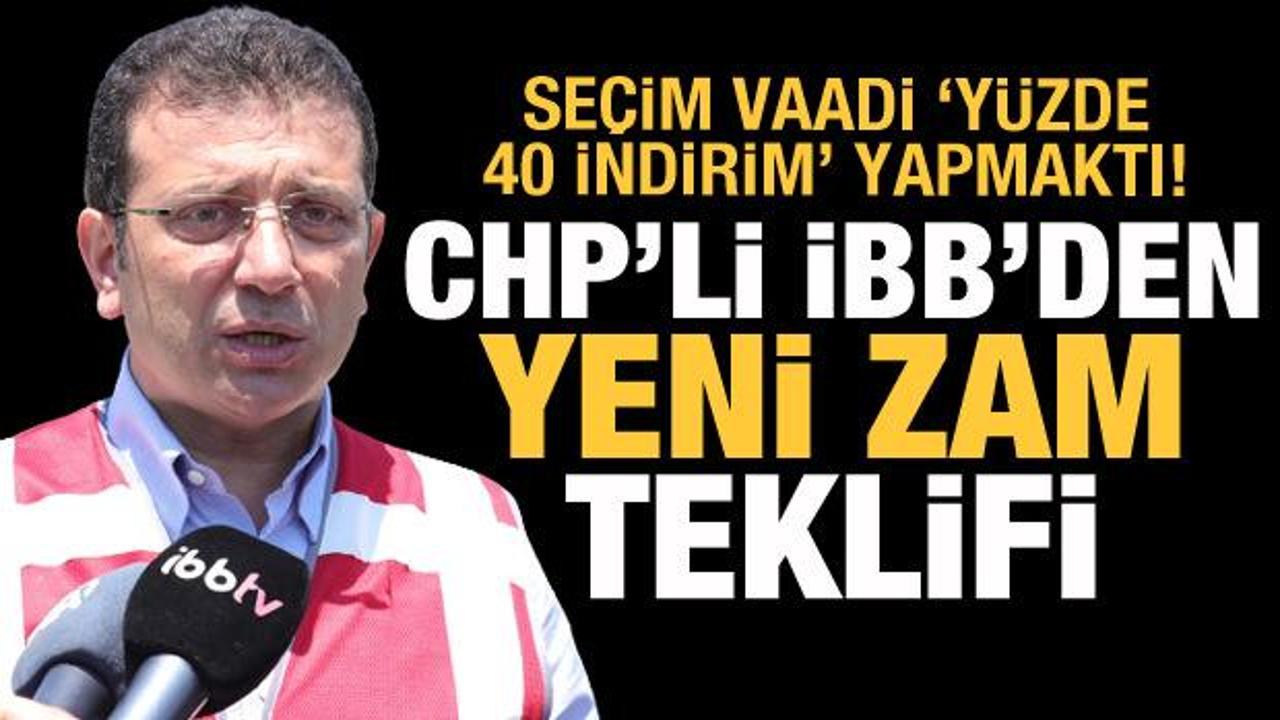 Son dakika haberi: CHP'li İBB yönetiminden suya yeni zam teklifi!