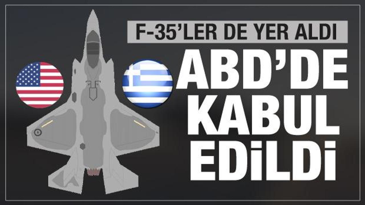 Yunanistan'a askeri doping! F-35 ve milyonlarca dolar...Resmen onaylandı