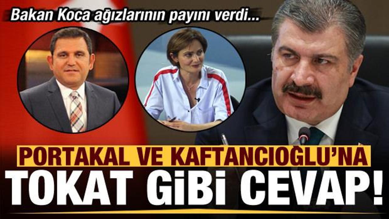 Koca'dan Canan Kaftancıoğlu ve Fatih Portakal'a tokat gibi cevap! Ağızlarının payını verdi