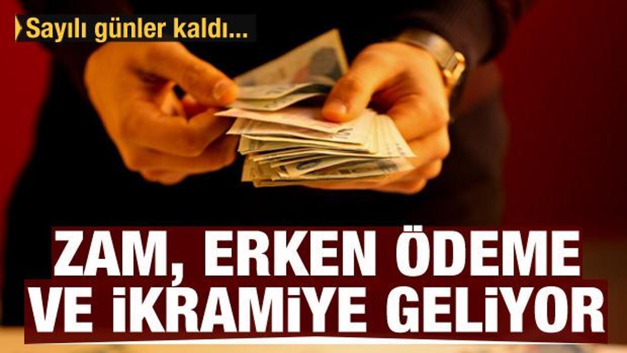 Emeklilere iyi haber! Zam, erken &ouml;deme ve ikramiye geliyor