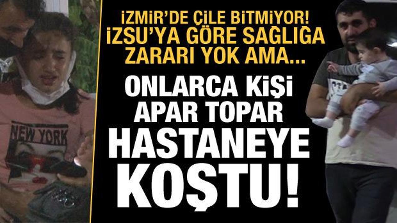 İzmir'de çok sayıda kişi şebeke suyundan fenalaştıklarını söyleyerek hastaneye koştu