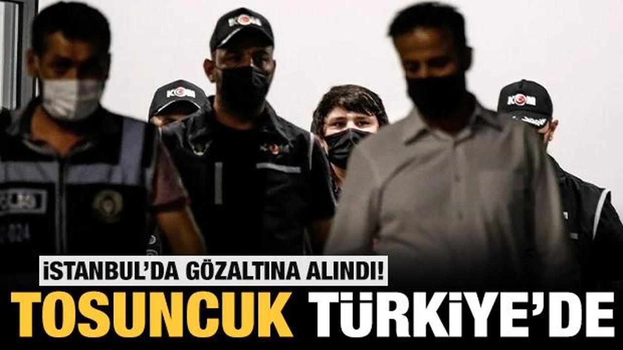 Son dakika: 'Tosuncuk' Türkiye'de: İstanbul'a getirildi!