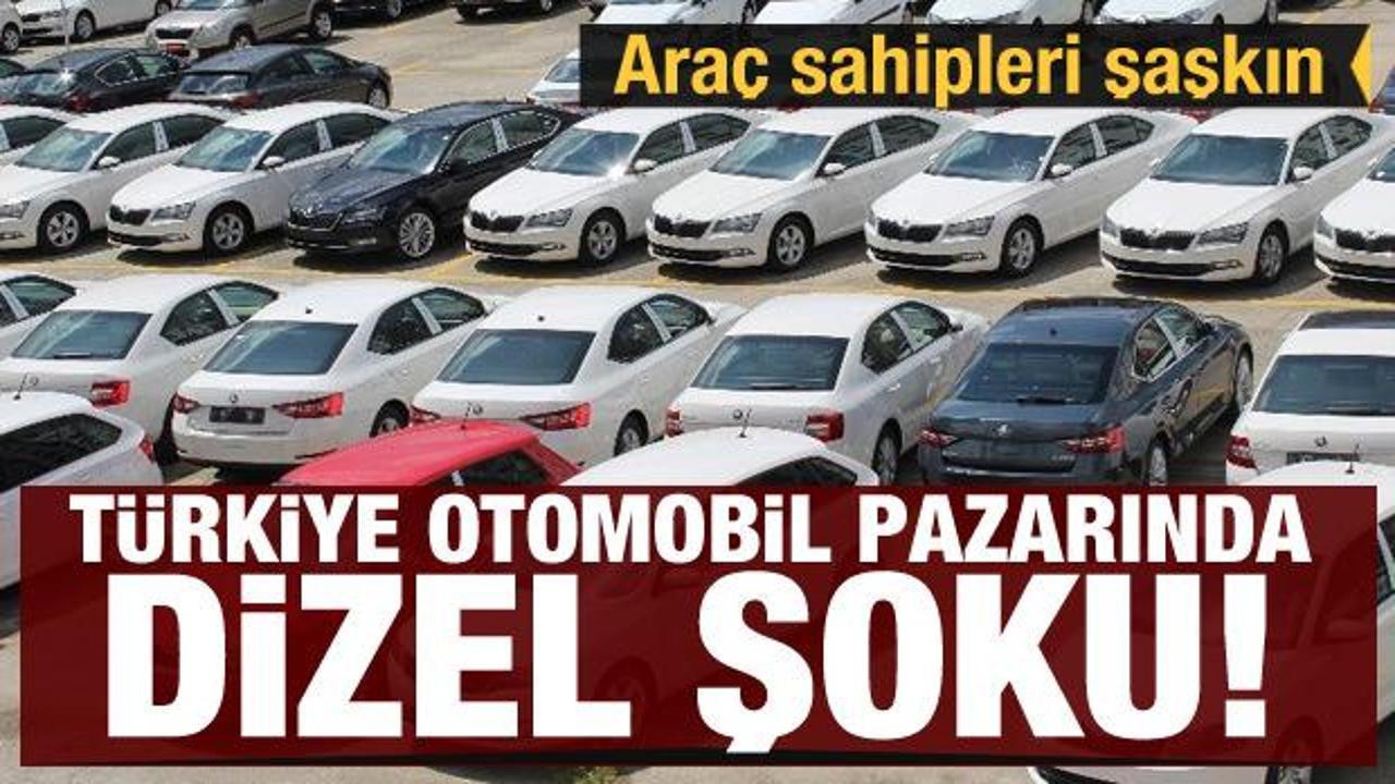 Türkiye'de satılan otomobillerde dizel şoku! Artık kimse almıyor