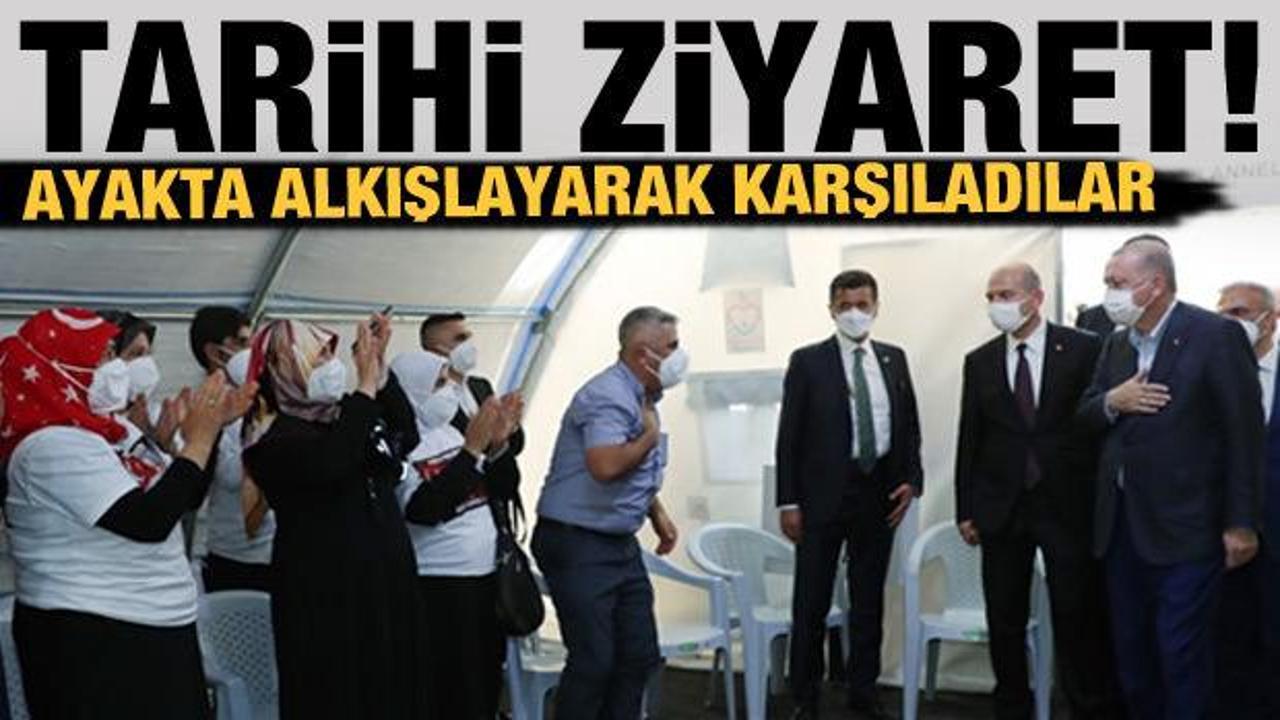 Cumhurbaşkanı Erdoğan, Diyarbakır annelerini ziyaret etti