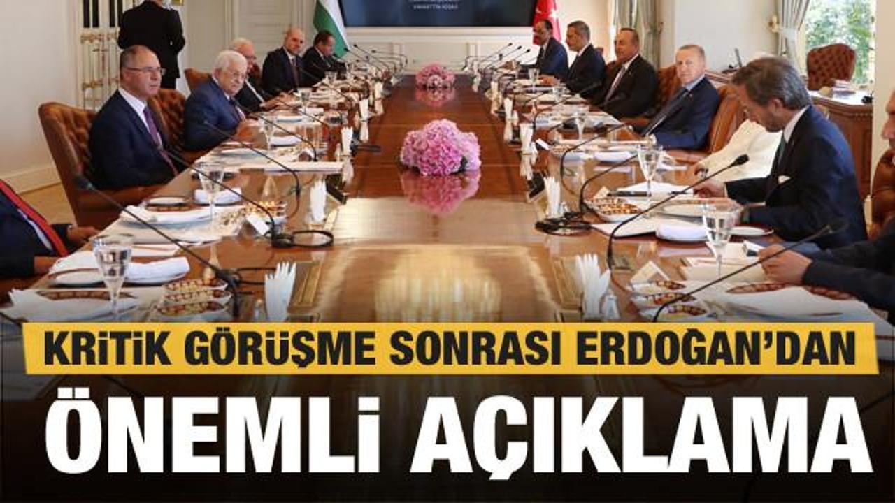 Cumhurbaşkanı Erdoğan'dan kritik görüşme sonrası son dakika açıklamaları