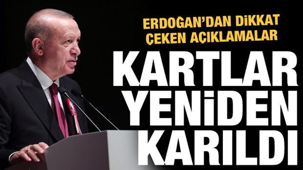 Erdoğan: Gösterdiğimiz başarı tüm dünyada kartların yeniden karılmasına yol açtı