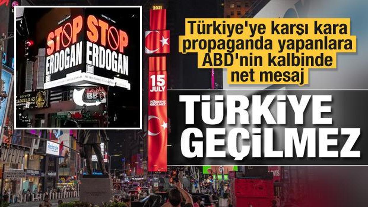 FET&Ouml;'n&uuml;n 15 Temmuz darbe girişimi Times Meydanı'nda anlatıldı