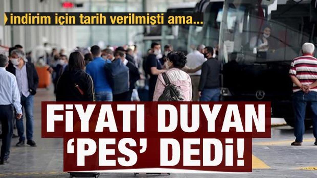 Otob&uuml;s biletlerinde 'pes' dedirten uygulama! Fiyatlar d&uuml;şmedi...
