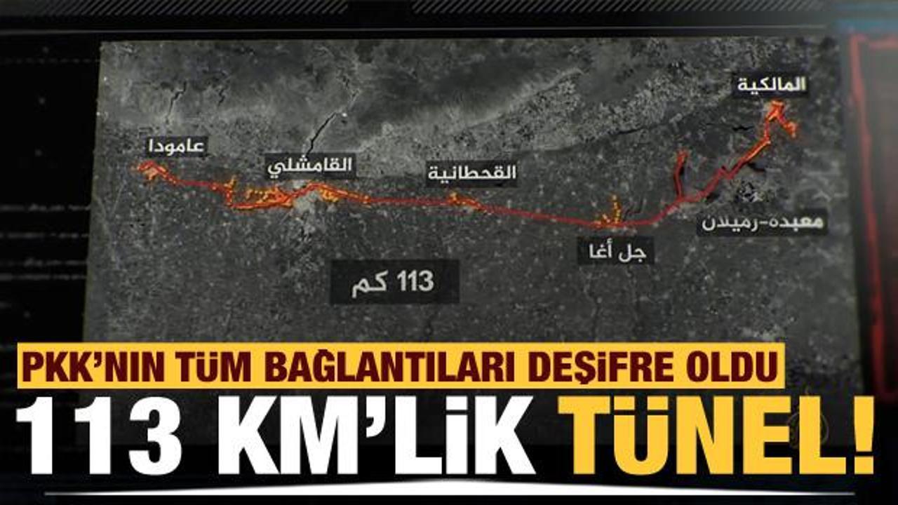 YPG'nin Haseke'de Türkiye sınırı hattında 113 kilometrelik tüneller kazdığı ortaya çıktı!