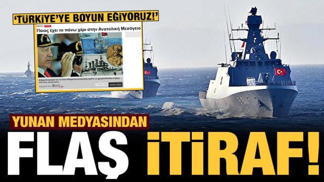 Yunan basınından flaş itiraf: Atina'da utanç! Türkiye'ye boyun eğiyoruz!