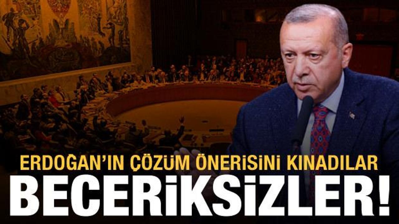 Hiçbir problemi çözemeyen BMGK, Erdoğan'ın çözüm önerisini kınadı