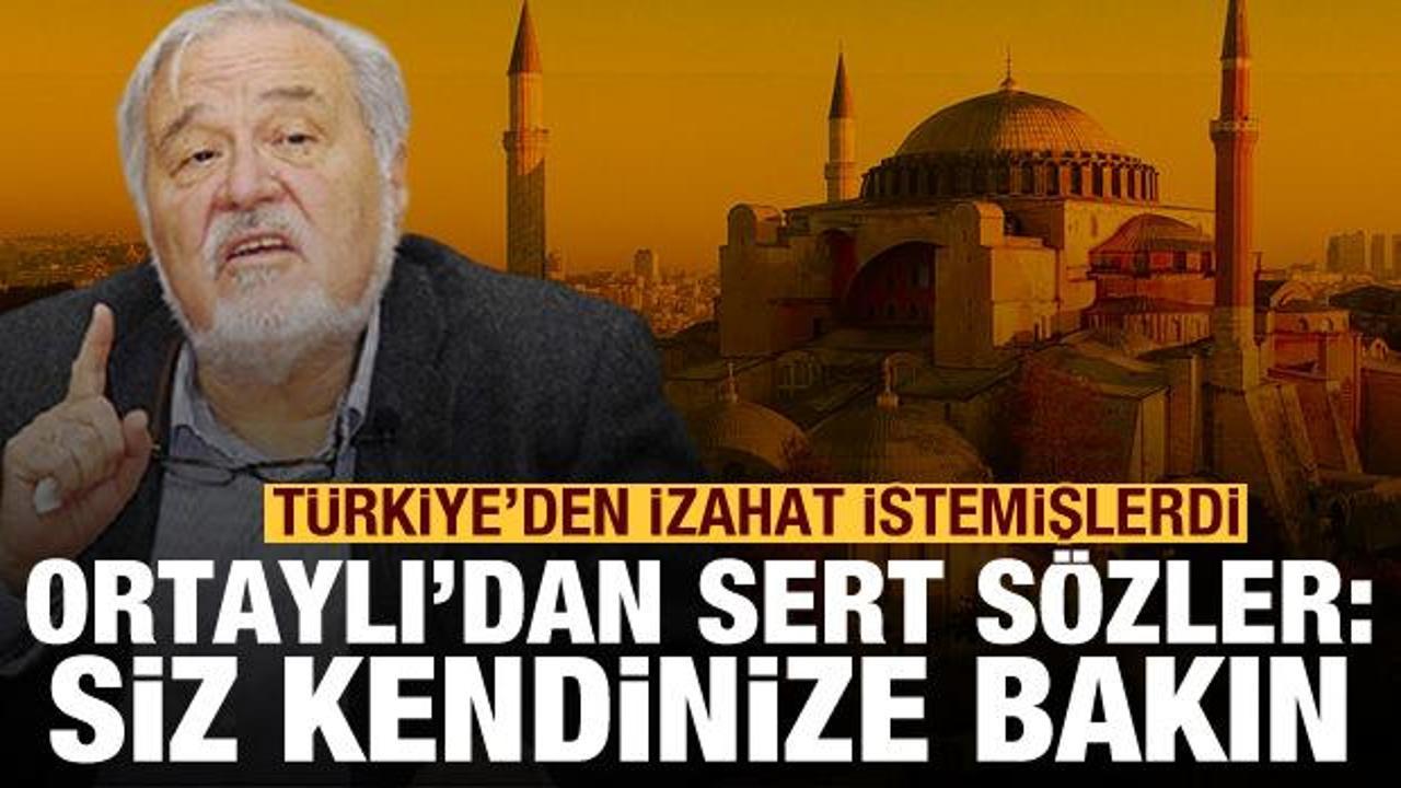 UNESCO, T&uuml;rkiye'den izahat istedi! İlber Ortaylı'dan Yunanistan'a Ayasofya tepkisi
