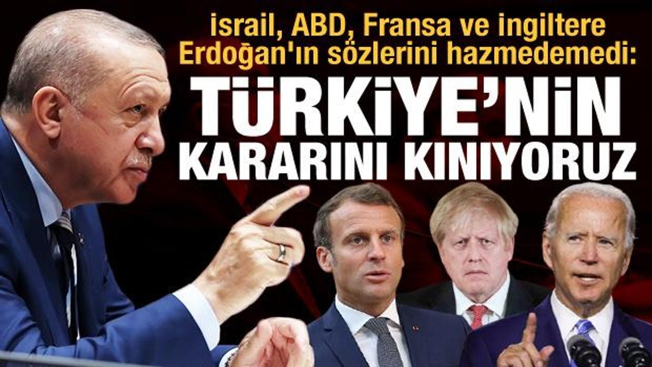İsrail, ABD, Fransa ve İngiltere'den Türkiye'ye Maraş kınaması
