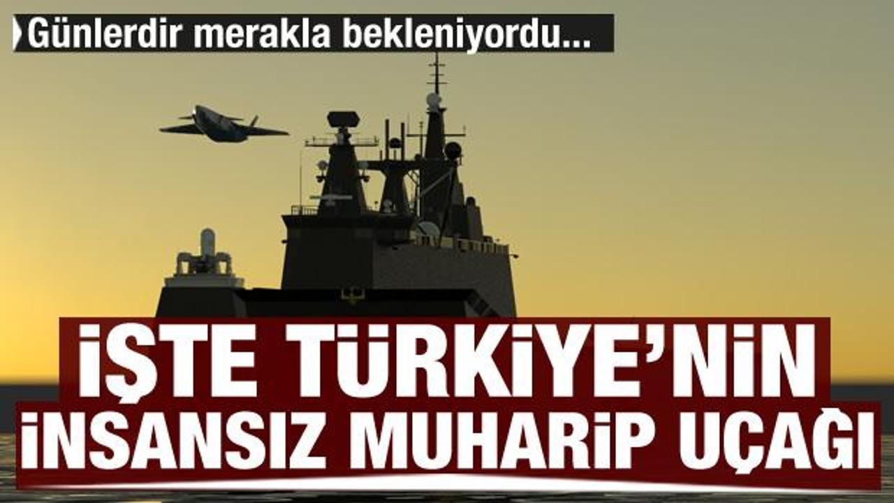 Muharip İnsansız Uçak Sistemi projesinin ilk görselleri paylaşıldı