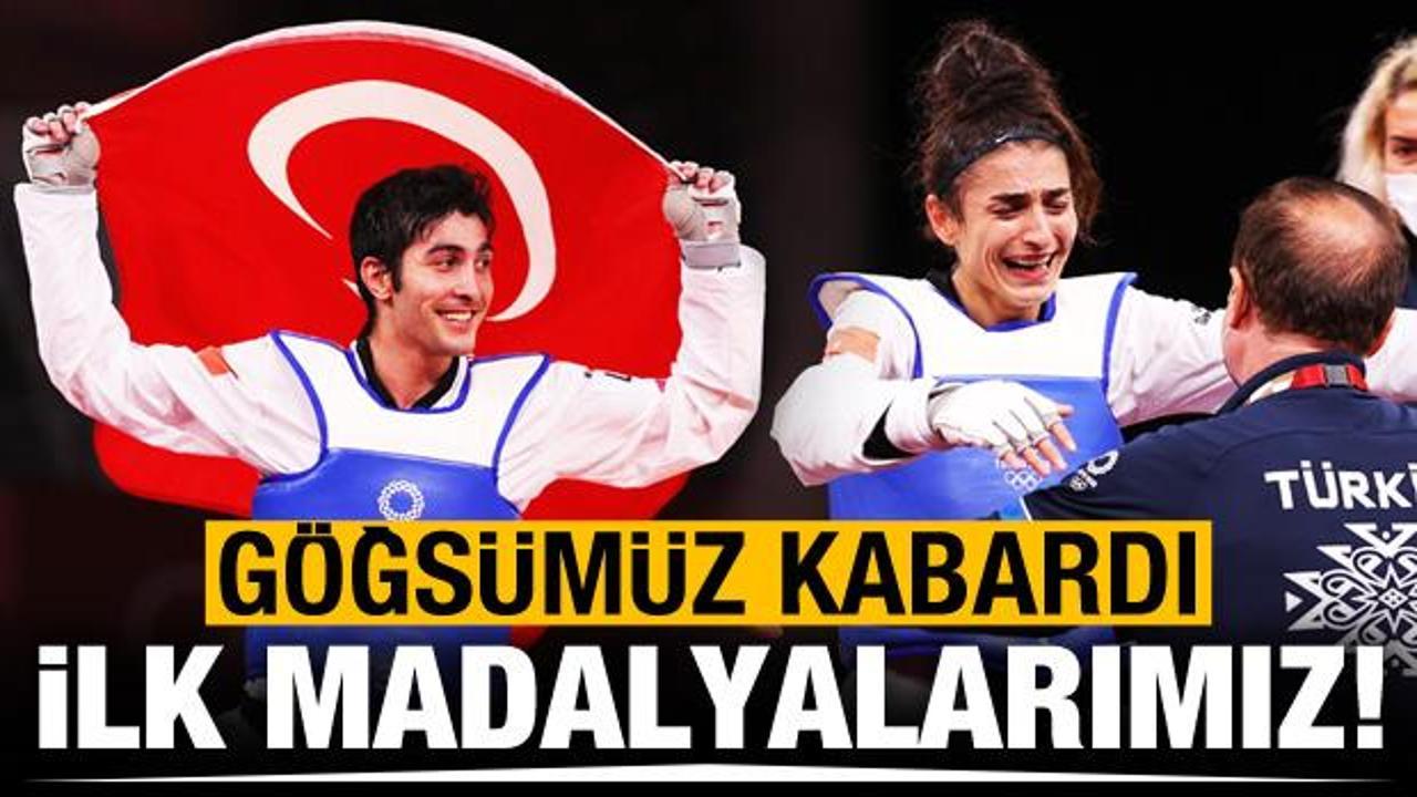 Tokyo 2020'de ilk madalyalarımız geldi!