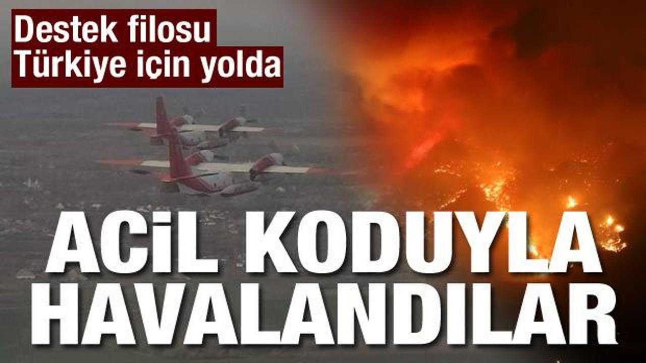 Azerbaycan ve Ukrayna'dan Türkiye'ye destek: Uçaklar yola çıktı