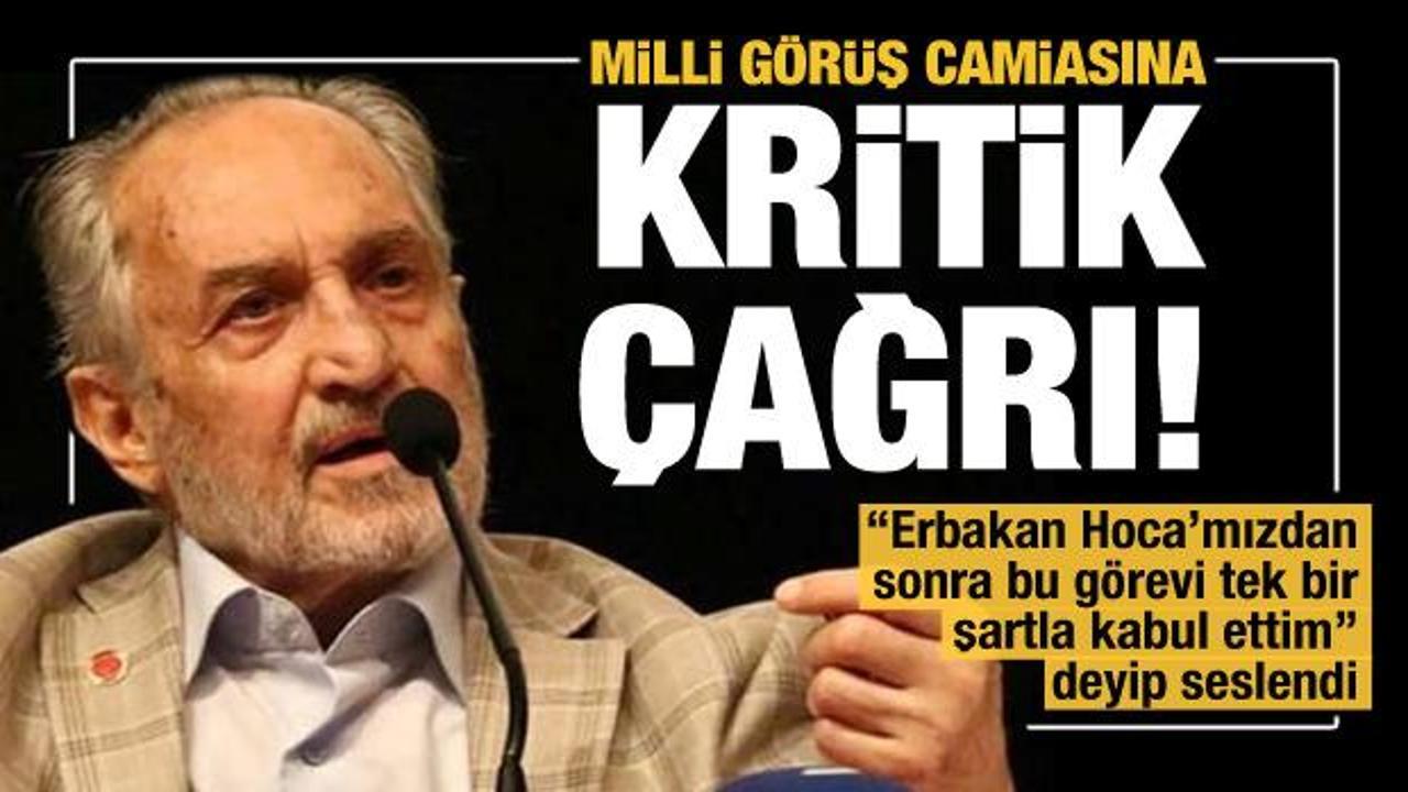 Oğuzhan Asiltürk'ten Milli Görüş camiasına kritik çağrı