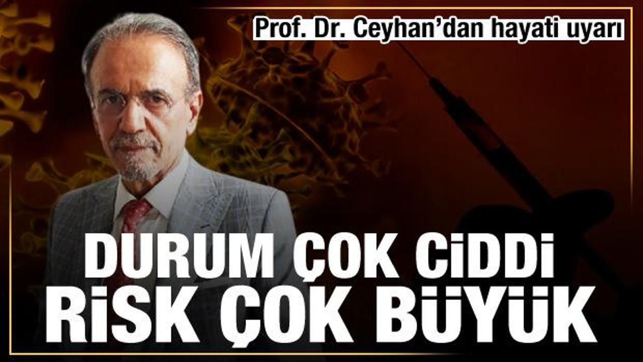 Prof. Dr. Mehmet Ceyhan'dan aşılama hızı ile ilgili uyarı