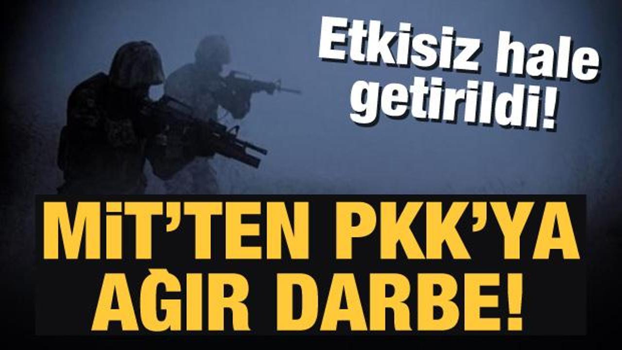 Son Dakika: MİT'ten ter&ouml;r &ouml;rg&uuml;t&uuml; PKK'ya ağır darbe
