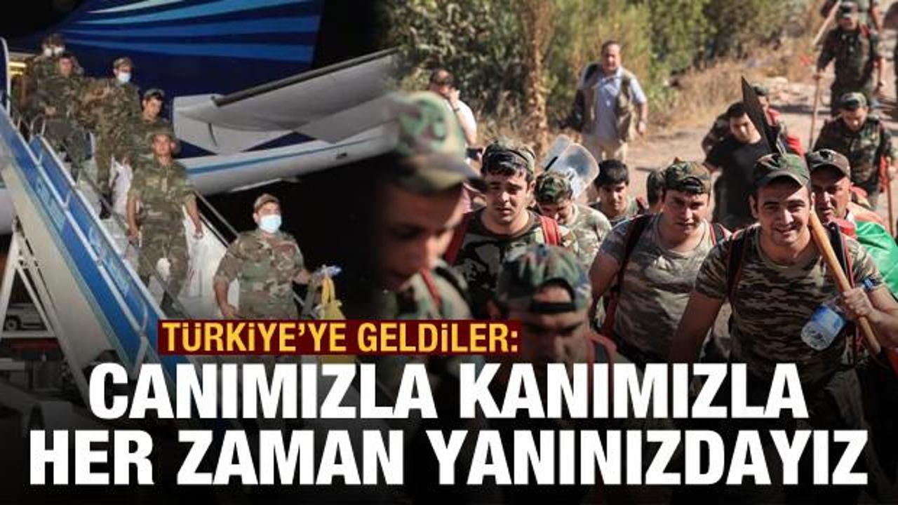 Azerbaycan'dan kalkıp Türkiye'ye geldiler: Canımızla, kanımızla yanınızdayız