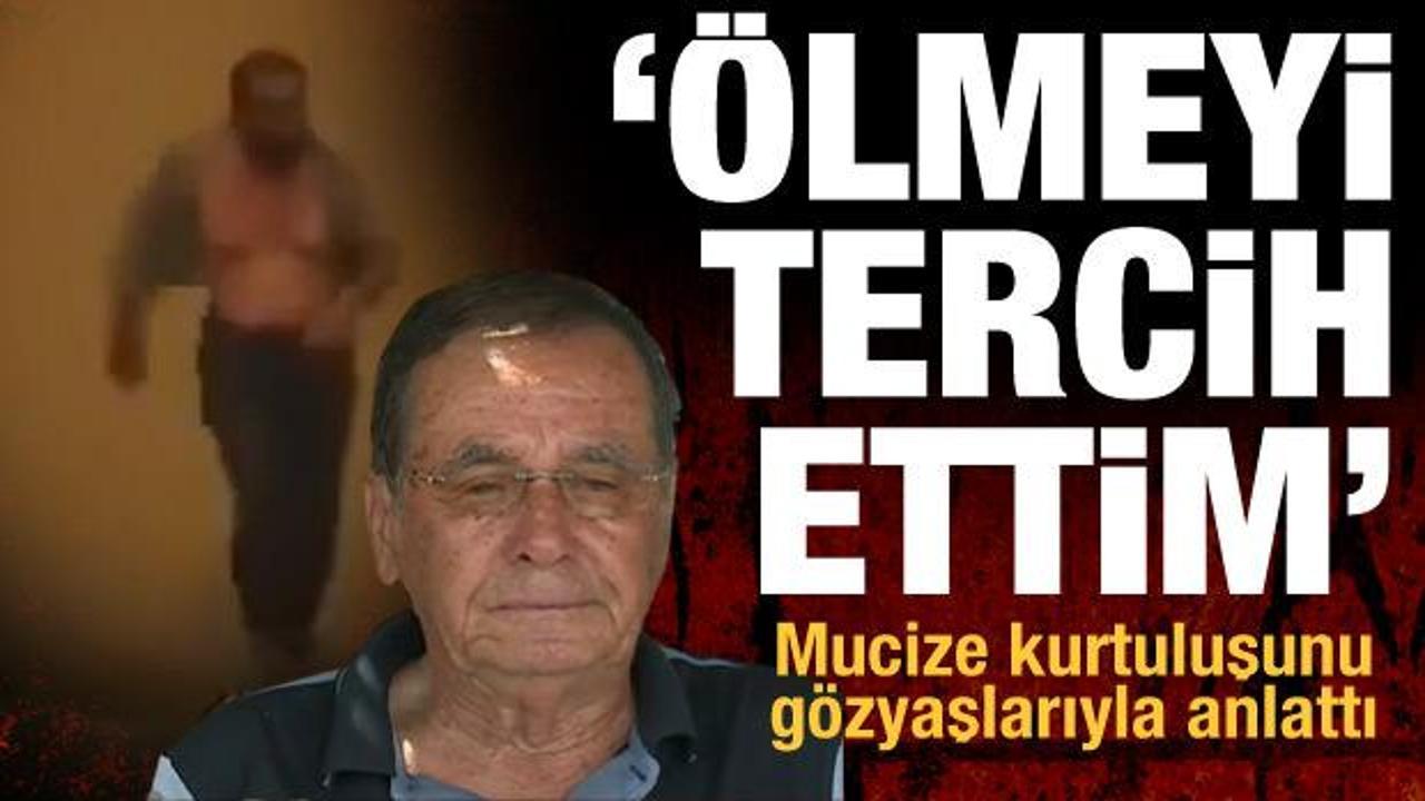 Alevlerin arasından &ccedil;ıkan Ziya Coşkun konuştu: Canlı kalacağım aklıma gelmedi